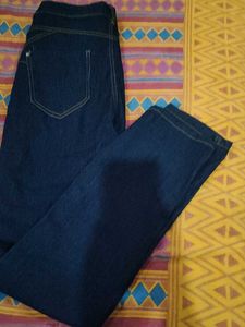 authentic navy blue jeans