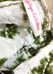 Tie-Dye Embroidered Top