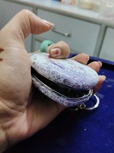 pocket mirror with keyring