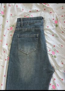 vintage Wide Leg Denim Jeans