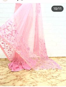 baby pink saree🩷