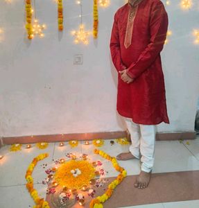 Festive Men Kurta Chest Size 42 Inches