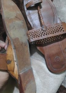 Genuine Leather Kolhapuri Flats Size 11