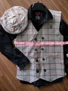 Waist Coat Pant Set For Boys