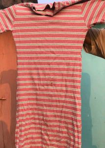 STRIPPED TSHIRT DRESS