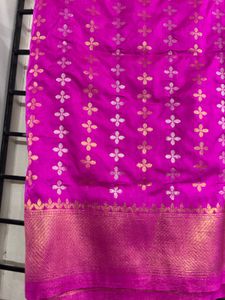 Banaras Saree With Work Blouse