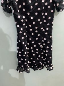 H&amp;M Draped Chiffon Dress