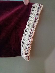 Elegant Maroon Velvet Kurta