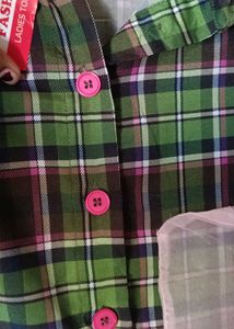Green Plaid Shirt