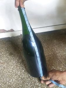 Wine Bottle Dark Green Colour