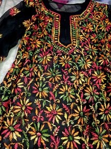 Chikankari Multicolour Kurta