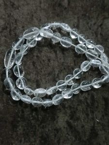 Clear Quartz Oval Beads Strand