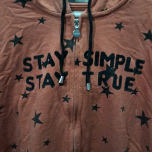 Rust Hoodie Jacket