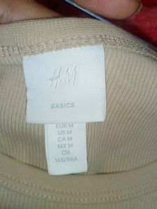 Fitted T- Shirt From H&amp;M Basics