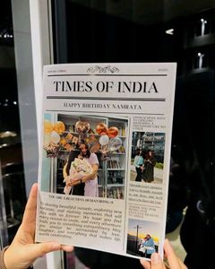 Custom Newspaper Greeting Card