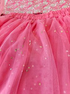 Pink Ethnic Lehenga Choli Set
