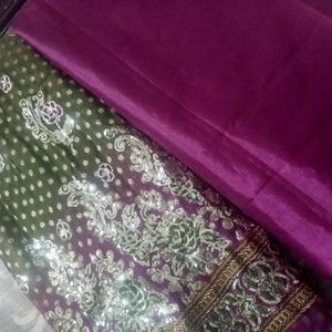 Beautiful Purple Dress Material