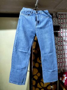 Blue Straight Jeans