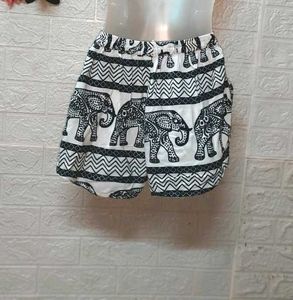 Size Small Elephant Print Shorts