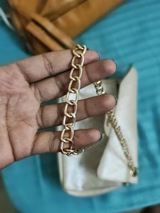 Sling Bag With Golden Chain