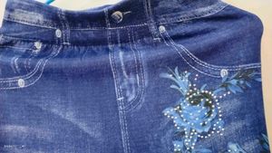 Denim Print Leggings