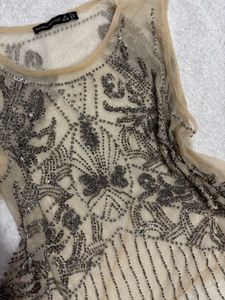 Y2k Beaded top