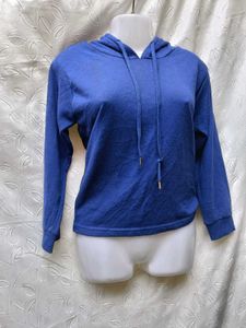 💙Blue Cropped Hoodie