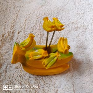 Artificial Fruit Shaped Mini Forks (Banana)