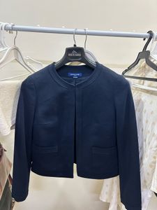 Chic Navy Blue Jacket