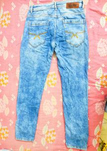 Acid Wash Denim Jeans