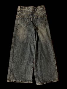 Wide Leg Denim Jeans