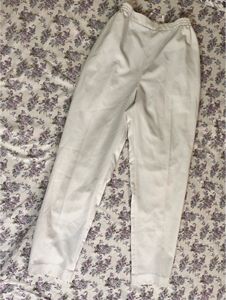 white formal Waist Pants