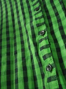 Women&#39;s Shirt Green Check
