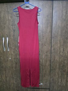 Red Floral Bodycon Dress