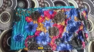 Floral Print Saree