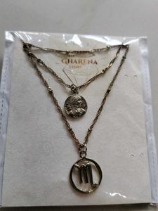 3 Layered Coin Necklace