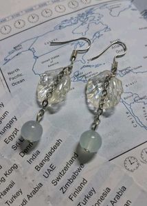{Crystal Cascade Earrings}