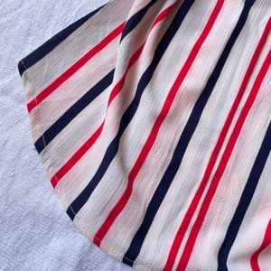 Dotori Striped Korean Top Y2k Vintage