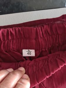 Maroon Floral Embroidery &amp; katha work Cod-set