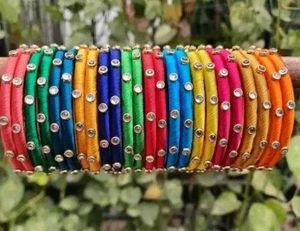 Colorful Bangle Set (Pack Of 6)