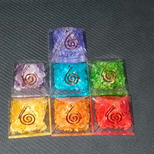 Orgone 7 Chakra Pyramid Set