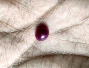 ORIGINAL RUBY RING SIZE STONE (100%) ORIGINA