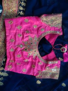Pink Embellished Lehenga Set