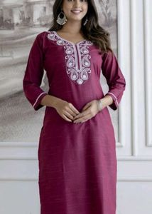 Elegant Maroon Kurta