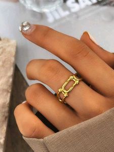 Combo Of 3 Gold Plated Anti-tarnish Statement ring