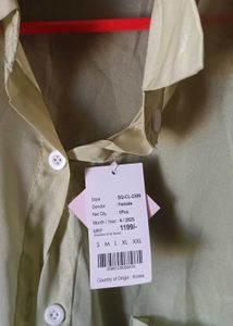 Green Oversized Shirt