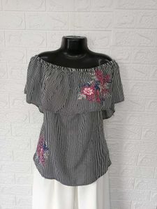 Imported Boho Embroidered Top