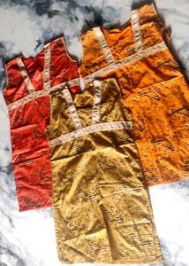 pack of 3 Ethnic Printed Kurtas