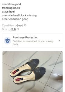 Combo Of Men Shoe And Women Glass Heel