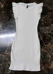 H&amp;m White Bodycon
